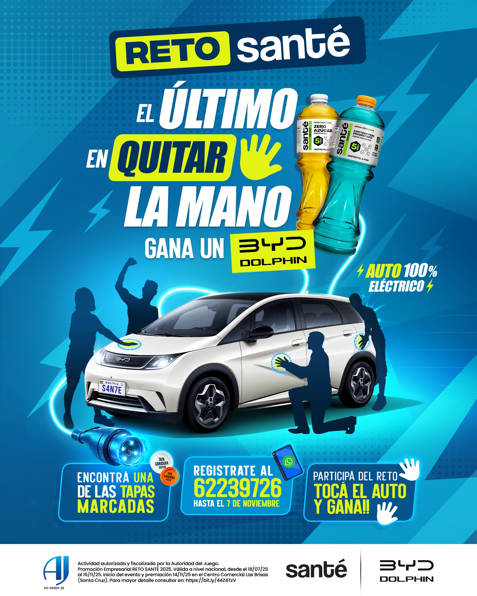 El último en quitar la mano GANA un BYD